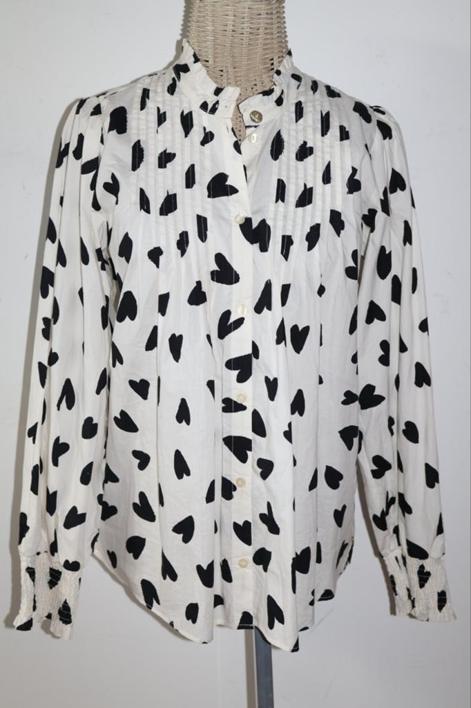 Fabienne Chapot blouse maat 38/M - hartjesprint, Fabienne Chapot, Ophalen of Verzenden, Zo goed als nieuw, Fabienne Chapot