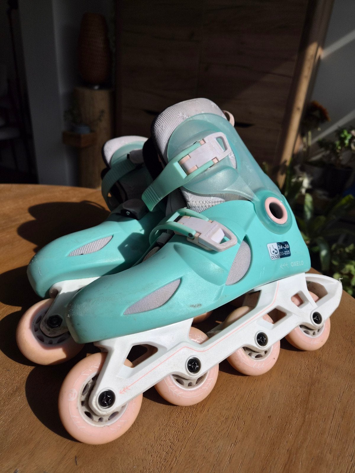 Oxelo verstelbare inline skates maat 34-36, Overige merken, Kinderen, Ophalen of Verzenden, Verstelbaar