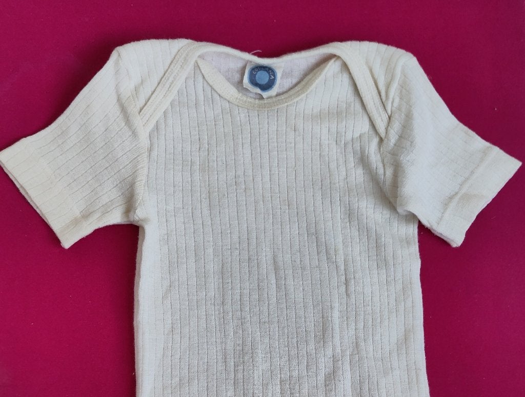 Cosilana romper katoenwolzijde maat 74/80, Nacht- of Onderkleding, Gebruikt, Jongetje of Meisje, Ophalen of Verzenden