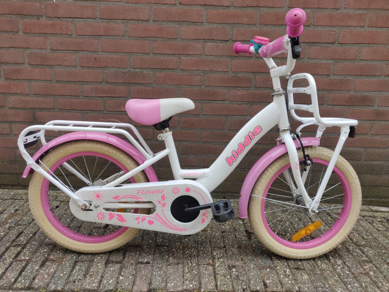 meisjesfiets kiddie, Ophalen, Gebruikt, 16 inch