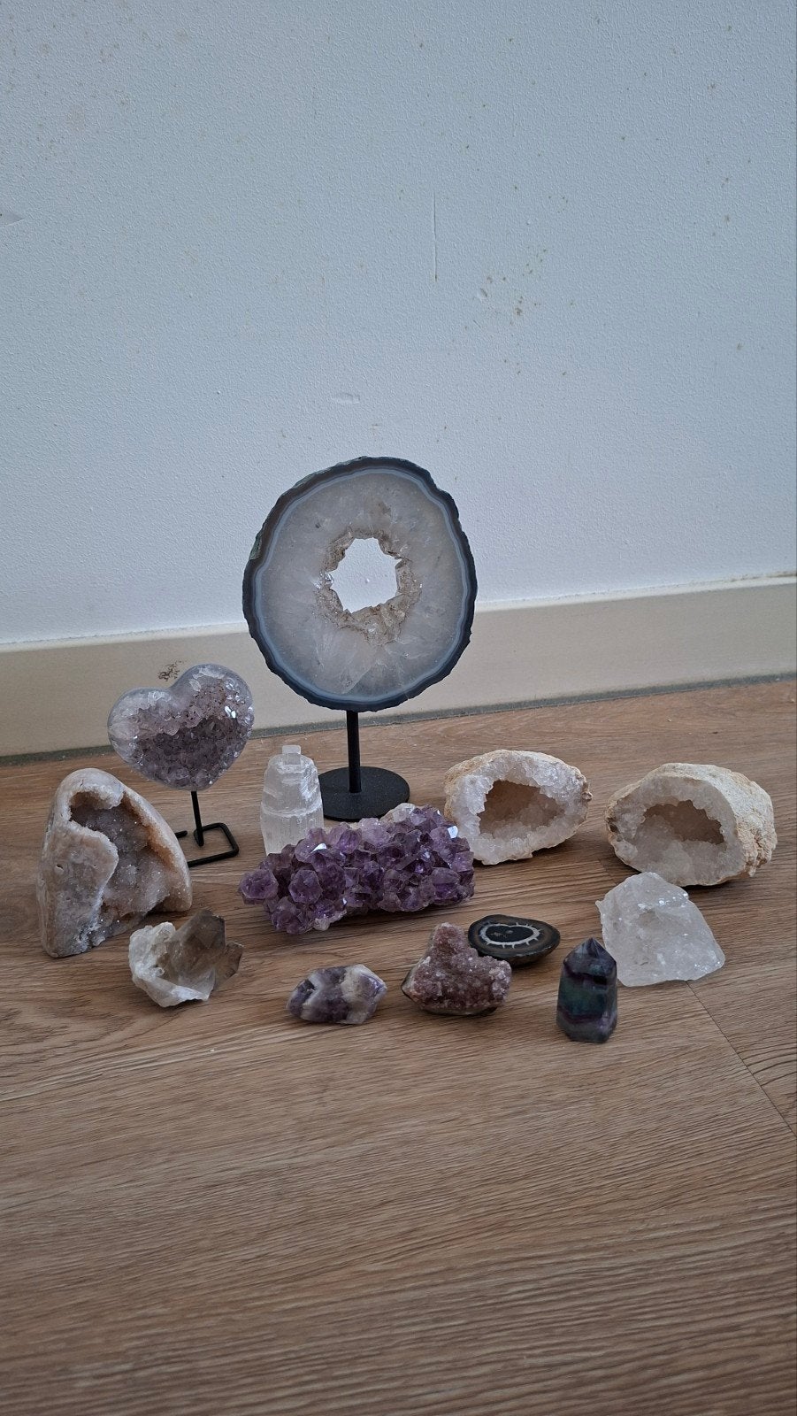 Diverse collectie mineralen en kristallen, Ophalen of Verzenden