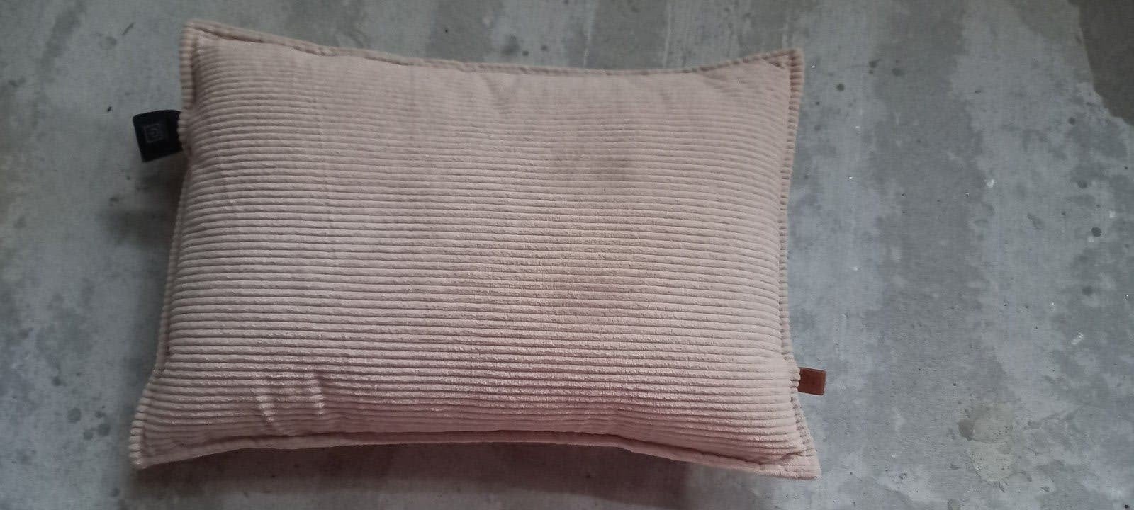 Roze ribfluwelen warmtekussen, Overige merken, Gebruikt, Ophalen of Verzenden, Roze