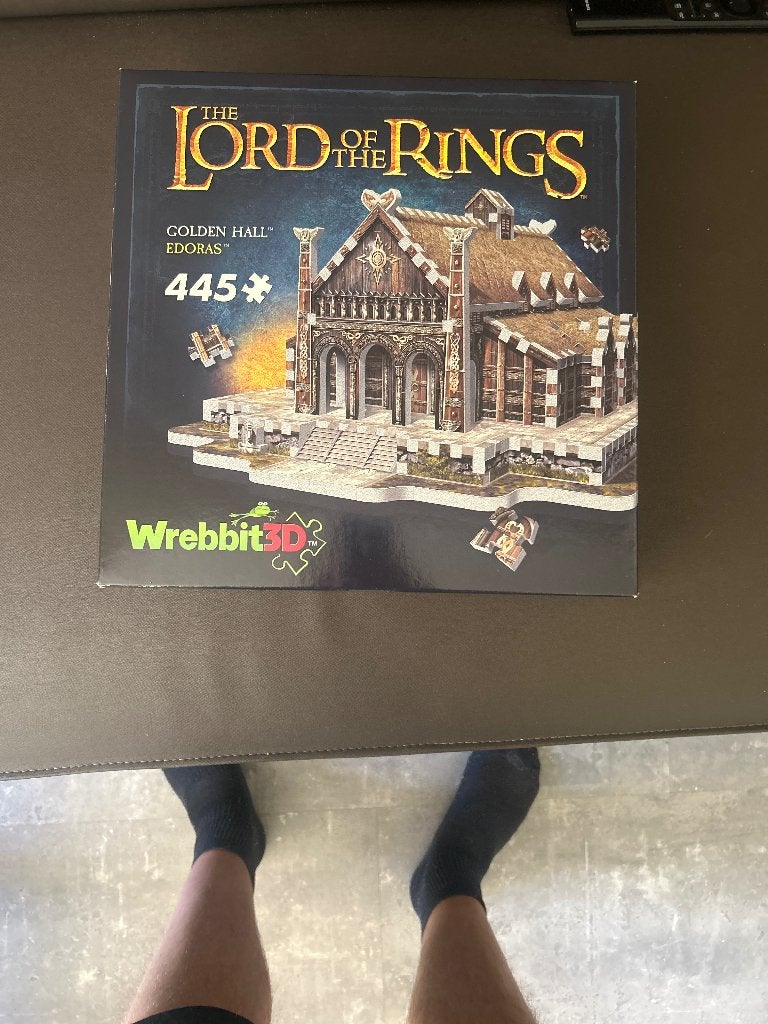 3d puzzel lord of the rings, Ophalen of Verzenden, Zo goed als nieuw, Overige typen