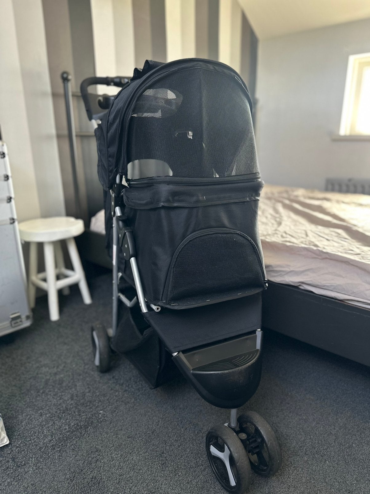 Honden buggy, Ophalen, Zo goed als nieuw