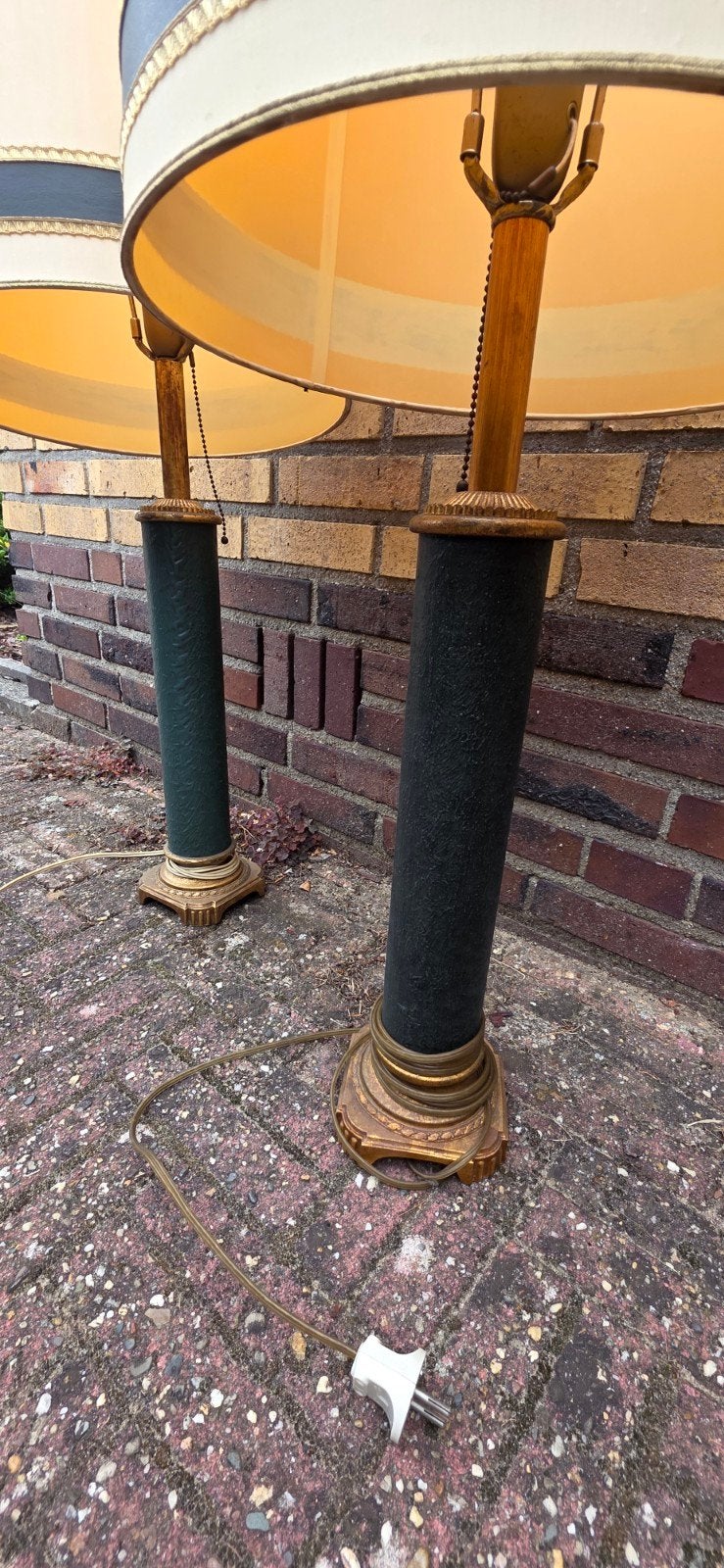 2 Vintage Tafellampen, Ophalen