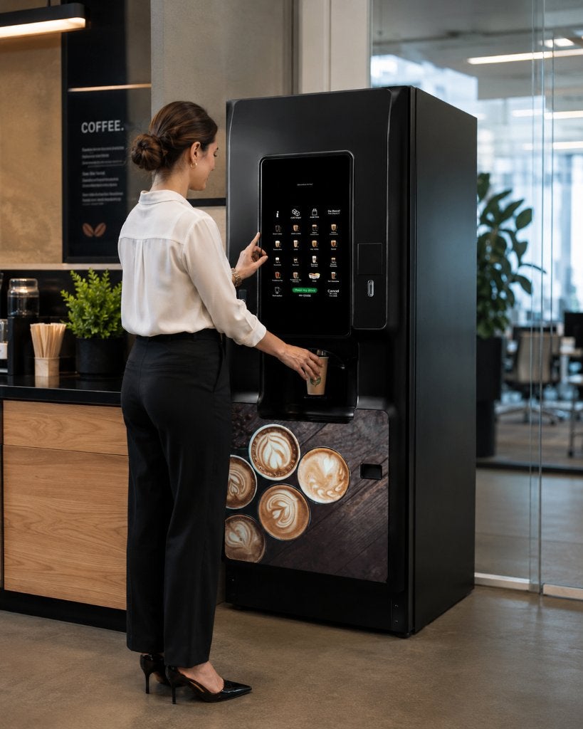 Koffieautomaat | Full service | kantoor | distributie, Ophalen, Vending Master, Info@vendingmaster.nl, Nieuw
