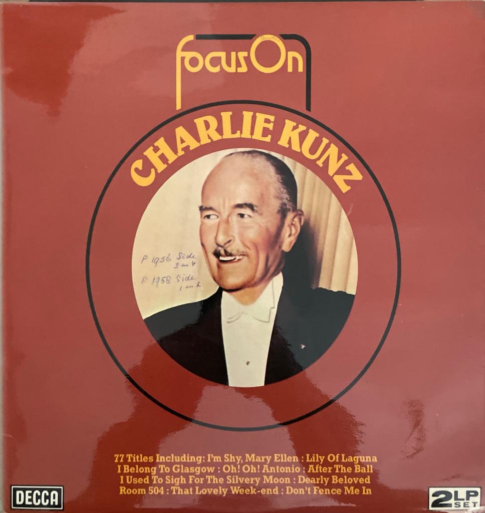 Focus On - Charlie Kunz, Gatefold hoes, Ophalen of Verzenden, Gebruikt, 12 inch