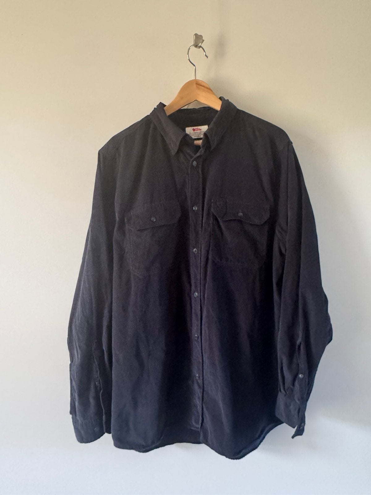 Fjallraven Övik cord shirt XXL, Ophalen of Verzenden, Zo goed als nieuw, Blauw, Overige halswijdtes
