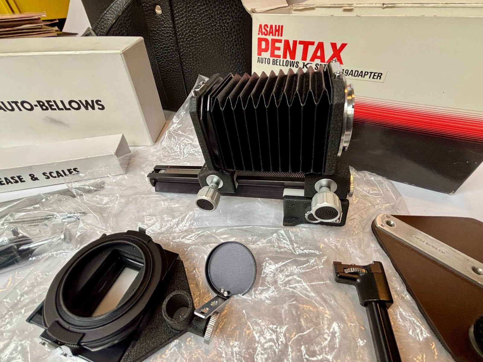 Pentax BALG-SET Auto Bellows K Set met SMC Bellows 1:4/100, Pentax, Overige typen, Ophalen of Verzenden, Zo goed als nieuw