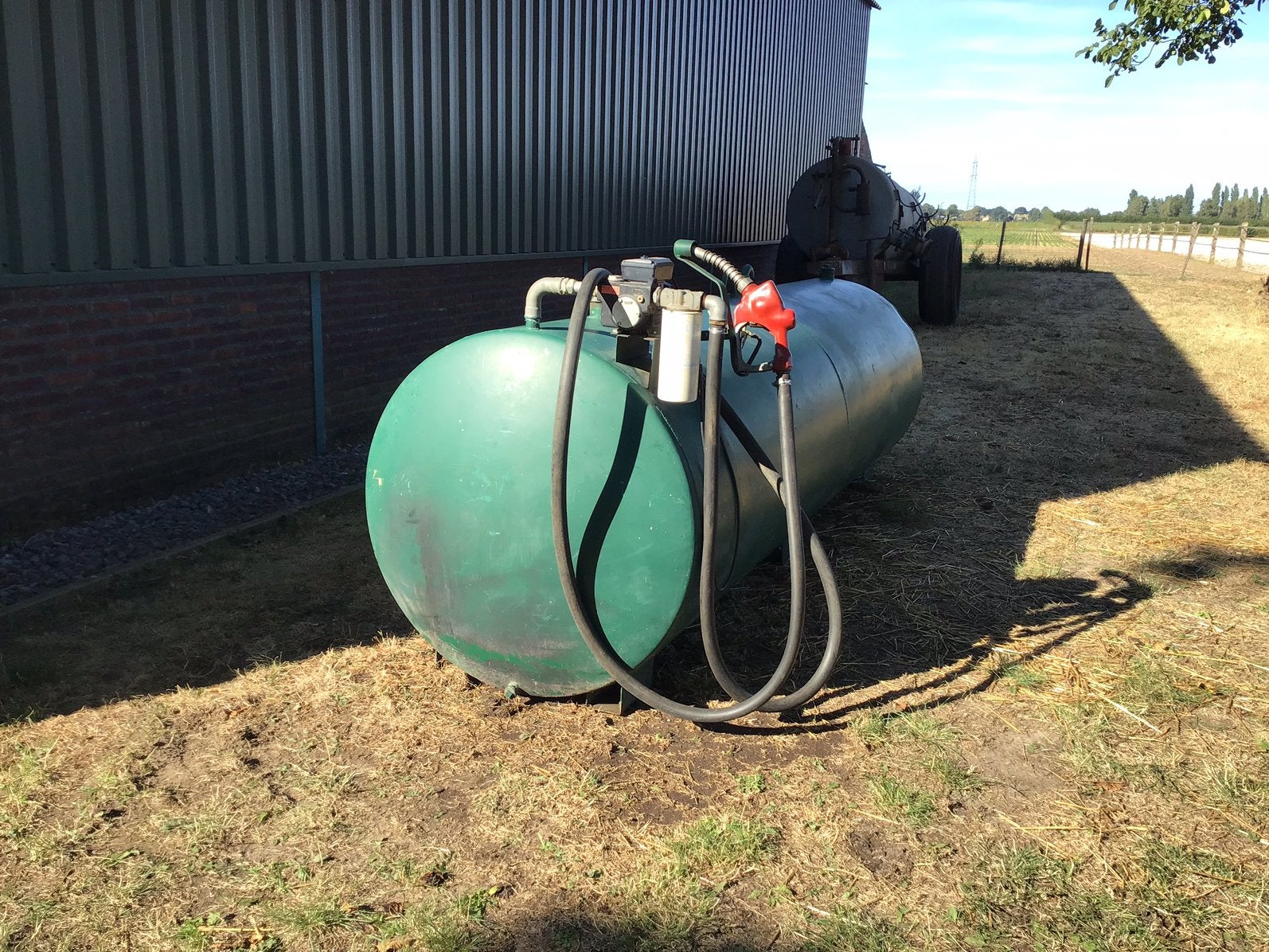 Dieseltank, Ophalen, Gebruikt