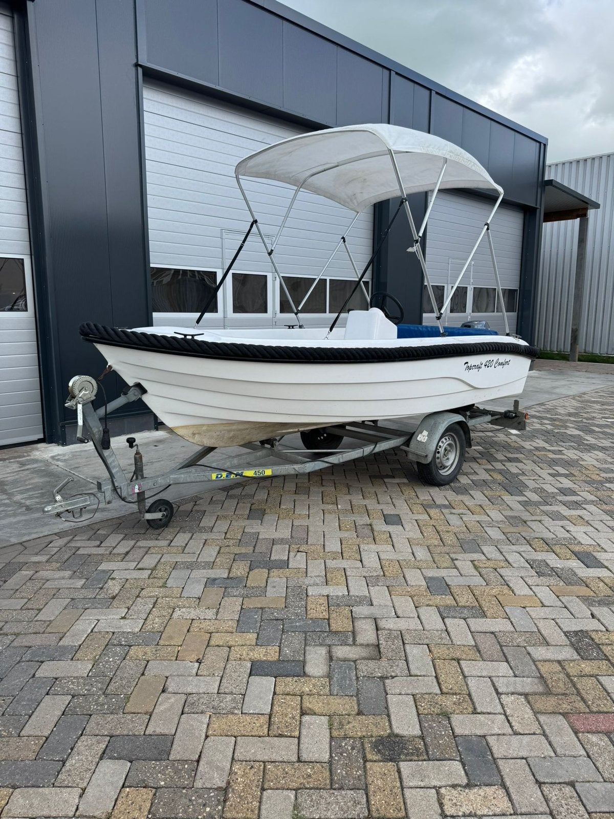 Boot sloep consoleboot topcraft 420 6pk vaarklaar!, Ophalen, Zo goed als nieuw, Topcraft
