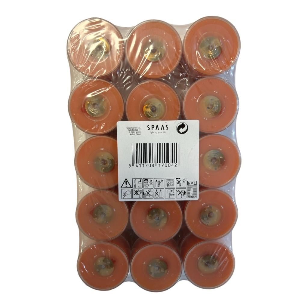 PARTIJ SPAAS GEUR WAXINELICHTJES EXOTIC FRUIT PER 30 STUKS, ., Nieuw, Ophalen of Verzenden, .