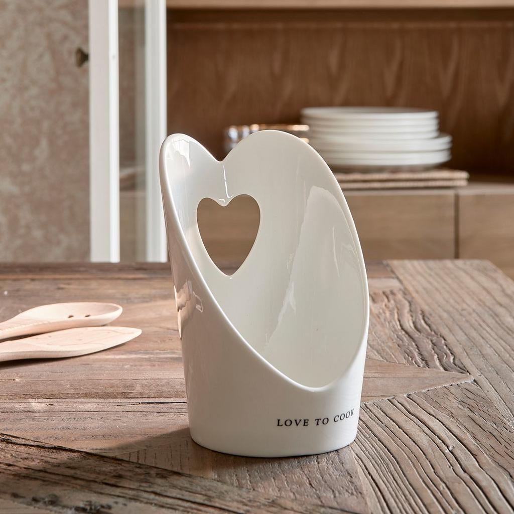 Riviera Maison lepelhouder 'Love to Cook' Nieuw, Ophalen, Overige typen, Nieuw, Steen/keramiek