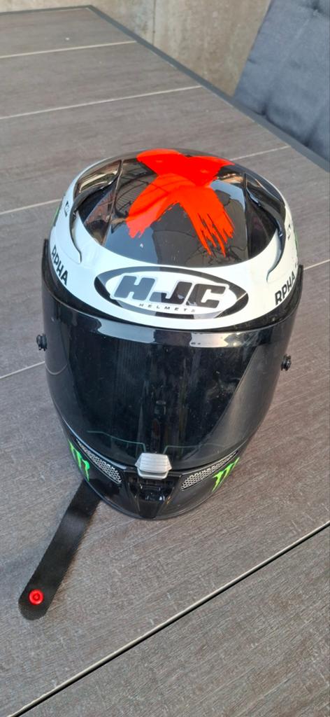 HJC RPHA 10 Jorge Lorenzo Replica Monster Energy Helm, HJC, Integraalhelm, S, Tweedehands