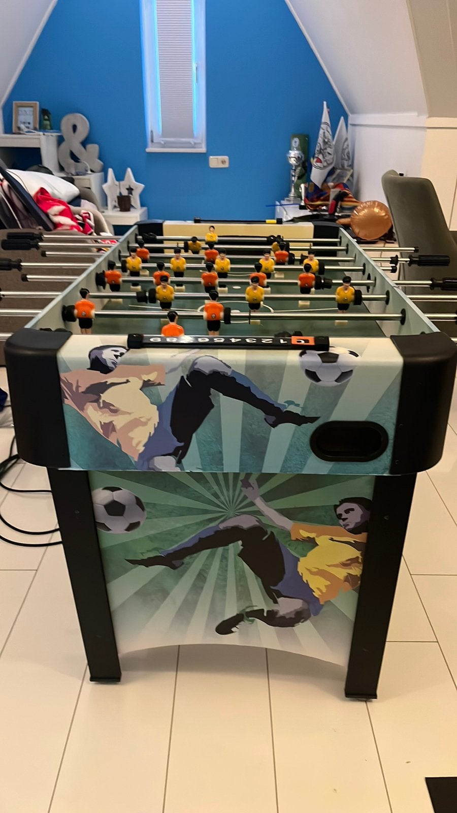 Voetbaltafel, Ophalen, Gebruikt