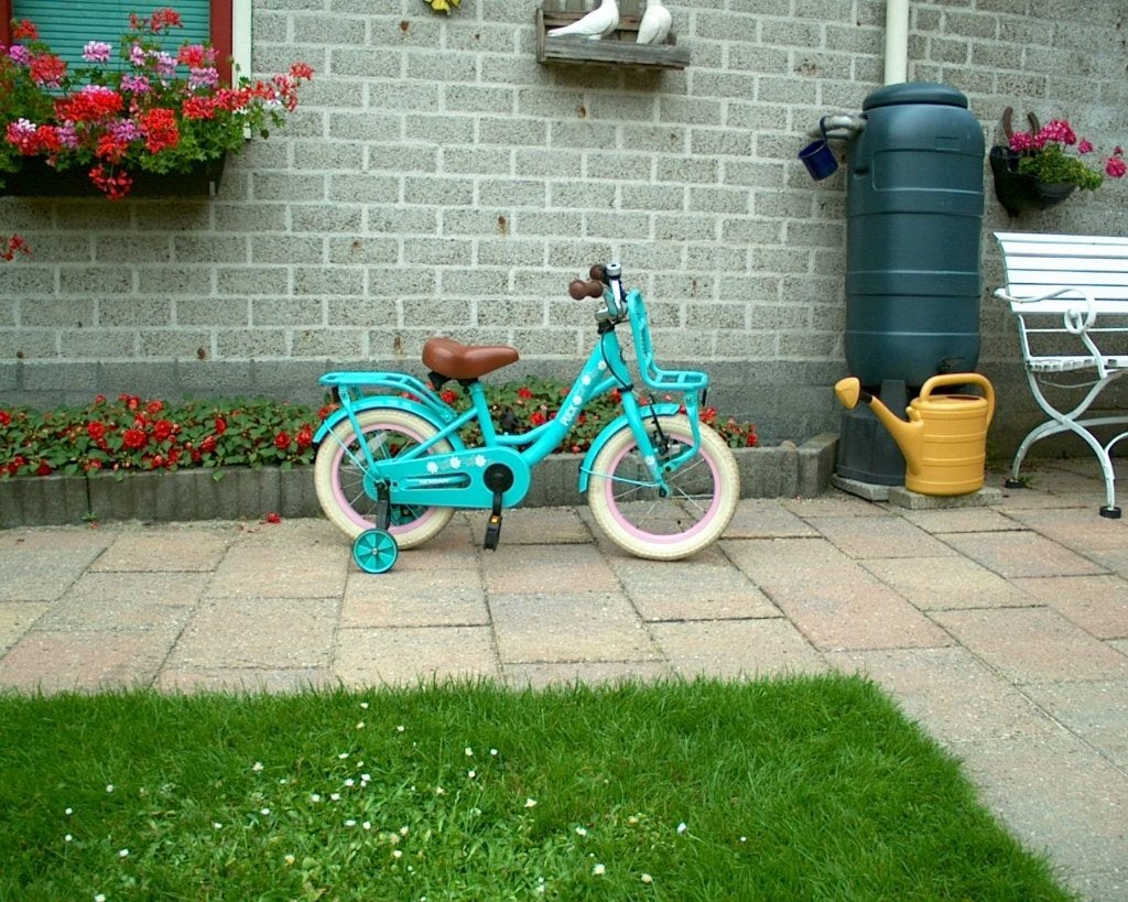 STOER MEISJES FIETS, Ophalen, Terugtraprem, Gebruikt, 14 inch of minder