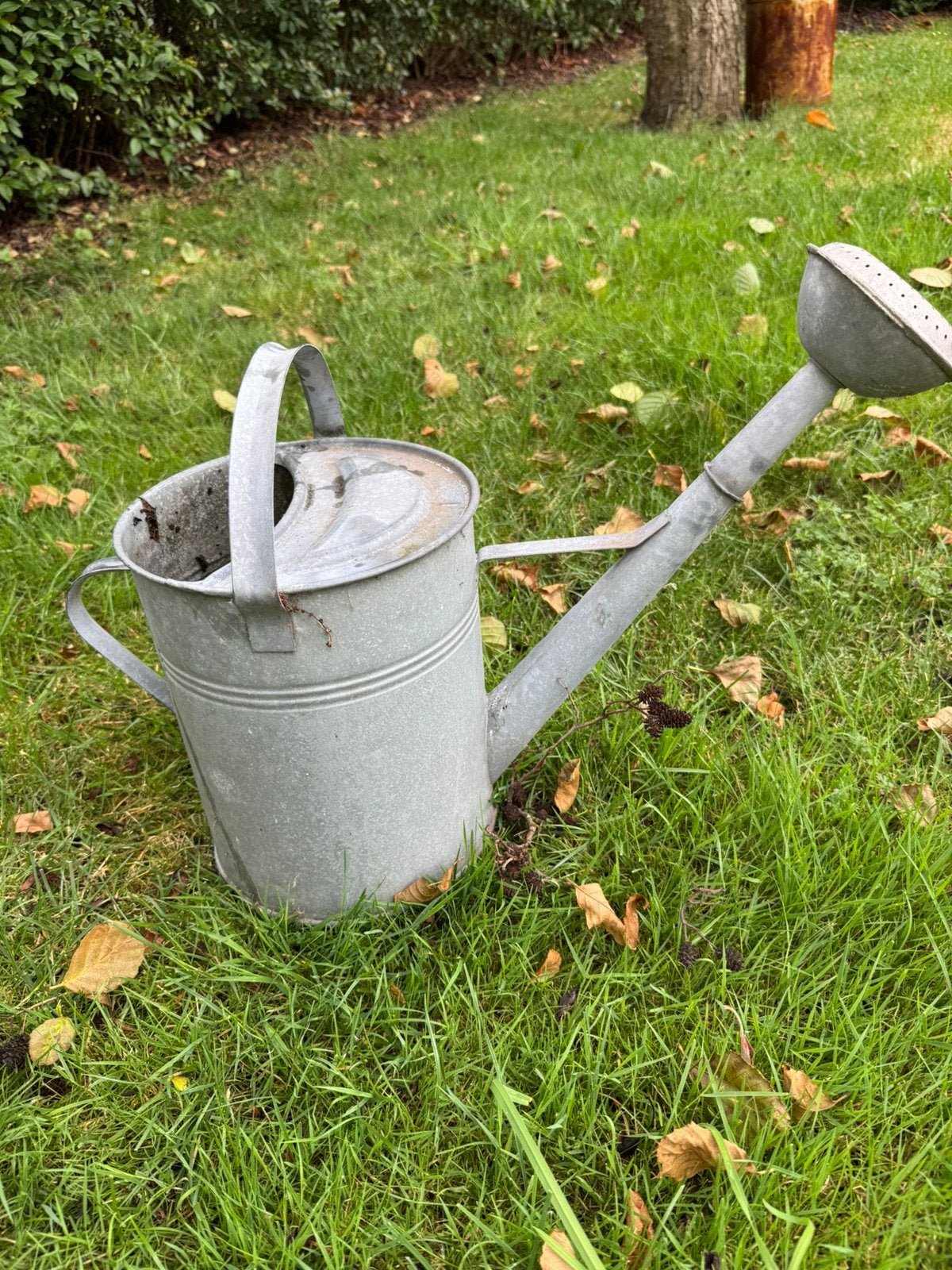 Zinken ouderwetse gieter, Ophalen, Gebruikt