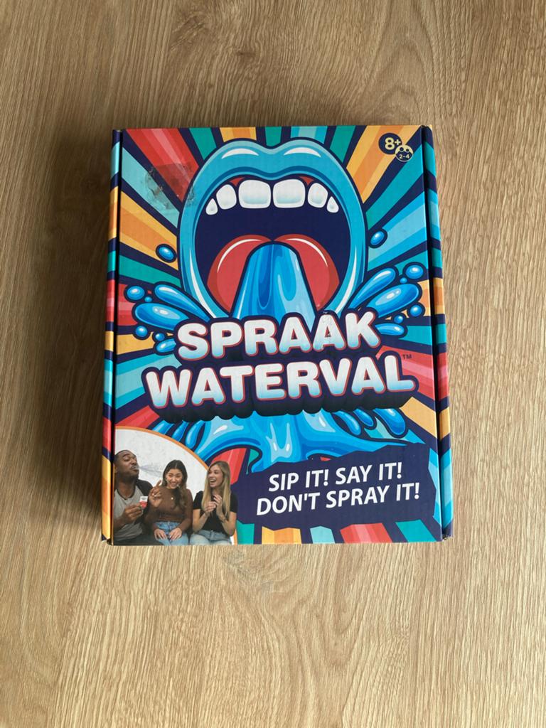 Spraak Waterval - Hilarisch Gezelschapsspel Goliath, Drie of vier spelers, Ophalen of Verzenden, Zo goed als nieuw