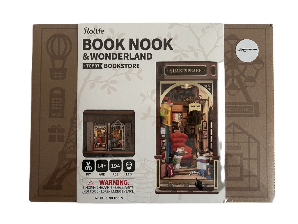 Robotime Book Nook Shakespeare's Bookstore