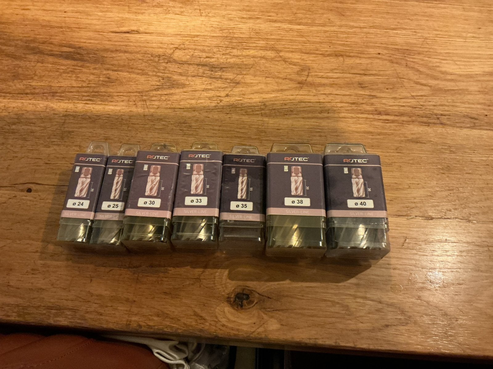 Rotec Boorset - Diverse Maten (24mm - 40mm), Ophalen of Verzenden, Nieuw, Overige typen