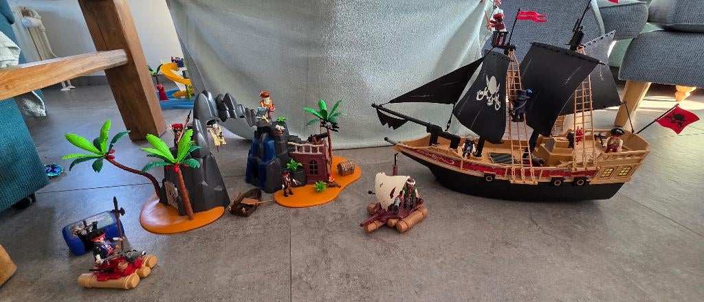 Playmobil piraten 4 sets als nieuw, Kinderen en Baby's, Speelgoed | Playmobil, Ophalen of Verzenden, Zo goed als nieuw, Complete set