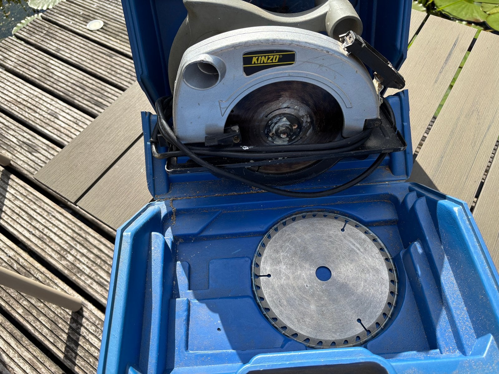 Kinzo zaagmachine / Cirkelzaag, Gebruikt, Cirkelzaag, Ophalen of Verzenden, 30 tot 70 mm