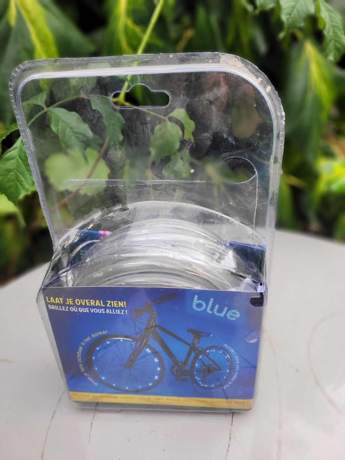 Wheely Bright LED Fietsverlichting Blauw - Nieuw, Fietsen en Brommers, Waterbestendig, Nieuw, Ophalen of Verzenden, Batterij