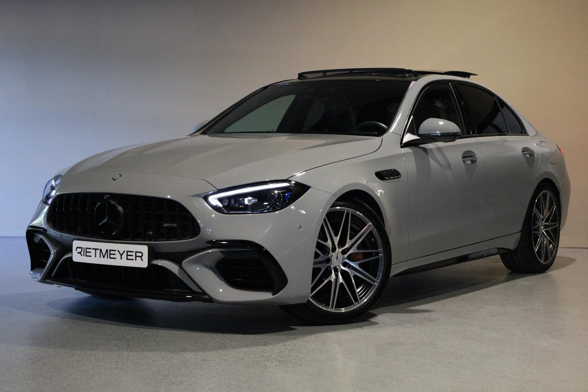 Mercedes-Benz C-klasse AMG 63 S E Performance |Keramisch |Ku, Auto's, Automaat, 12 maanden, 4 cilinders, Plug-in hybride