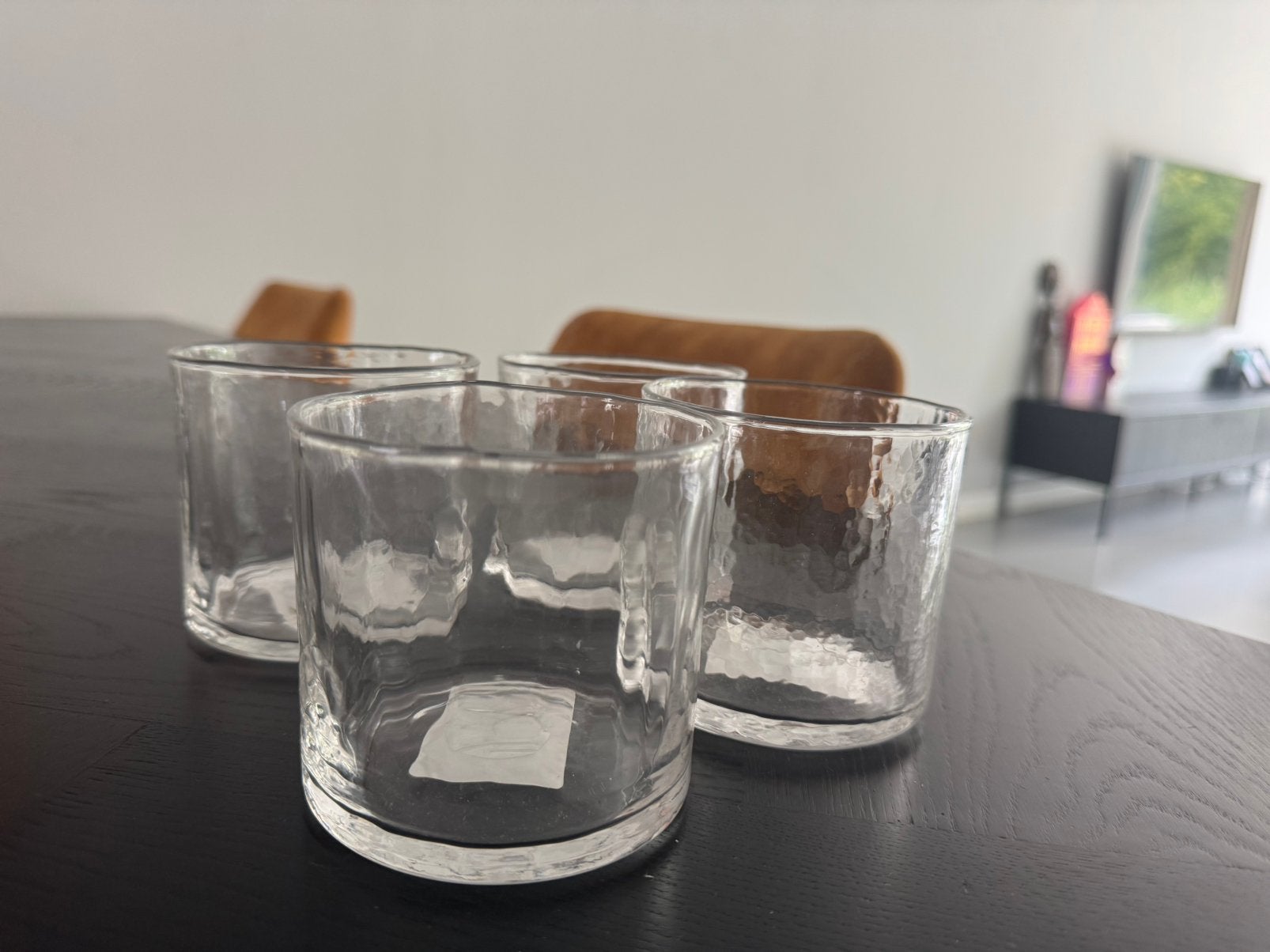 4 nieuwe Zara glazen, nooit gebruikt - Ophalen, Ophalen, Nieuw, Glas, Overige merken