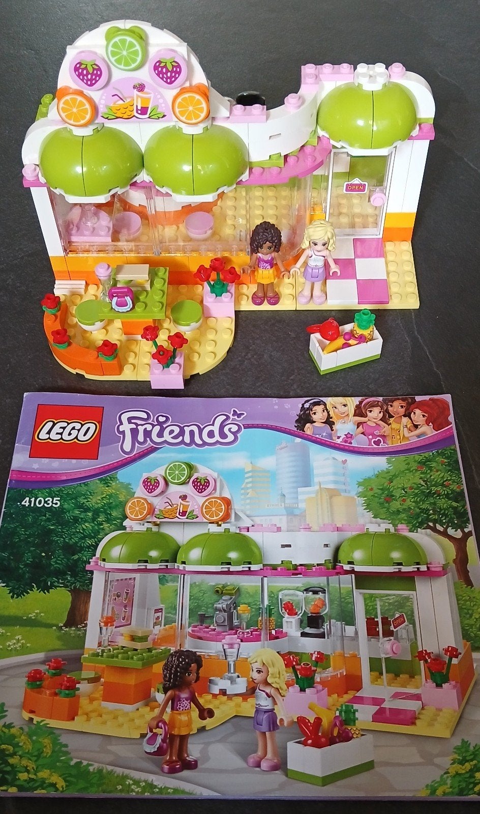 Lego Friends oa sapbar bakker dierenkliniek carwash, Ophalen of Verzenden, Gebruikt