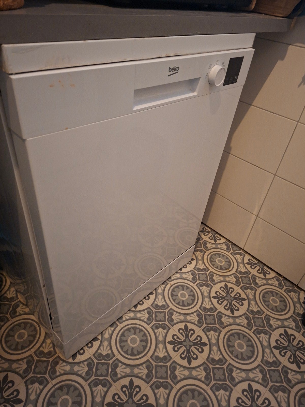 Beko vaatwasser - Vrijstaand, Witgoed en Apparatuur, Vaatwasmachines, Ophalen, Gebruikt, 85 tot 90 cm, Eco programma