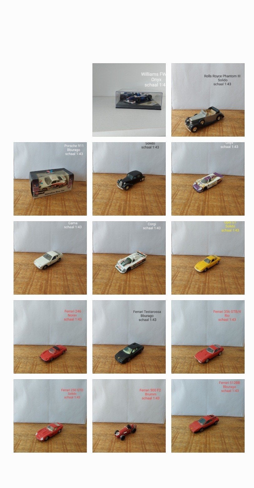Schaalmodel, diverse merken en modellen, Ophalen of Verzenden, Gebruikt, Auto, Overige merken
