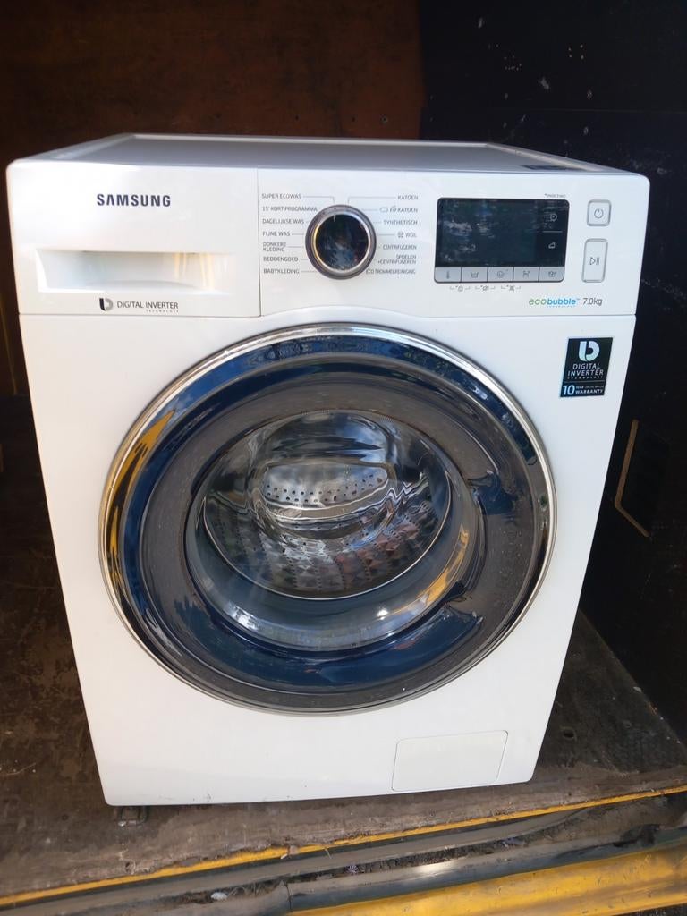 Wasmachine Samsung, Witgoed en Apparatuur, Ophalen, Refurbished, Voorlader, 85 tot 90 cm