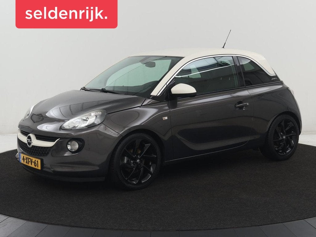 Opel ADAM 1.2 Slam | 1e Eigenaar | Half Leder | Cruise | | 1, Auto's, Opel, Voorwielaandrijving, Euro 5, Zwart, 4 cilinders