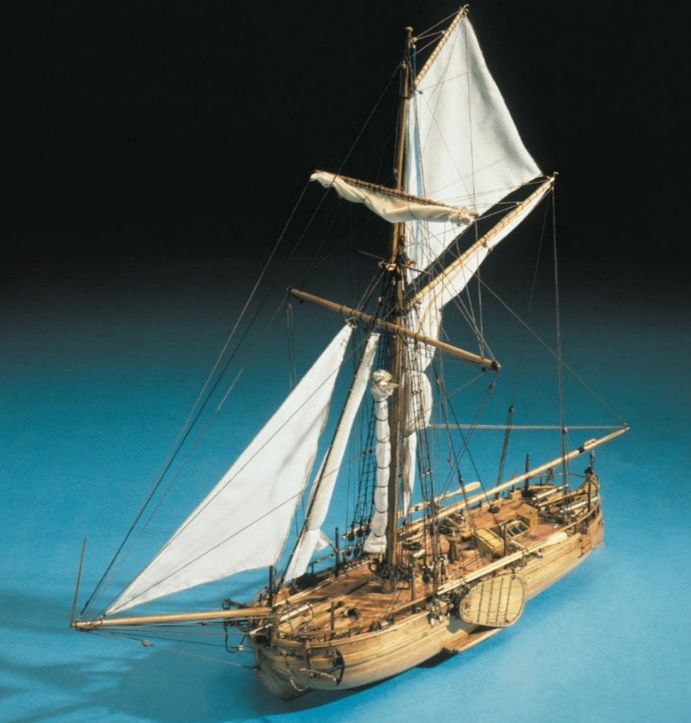 Mantua 1:43 Dutch Gun Boat 1830, Hobby en Vrije tijd, Overige merken, Verzenden, 1:32 tot 1:50, Nieuw