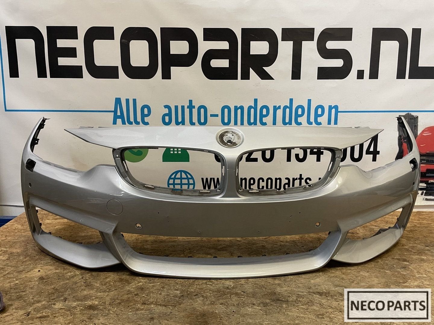 BUMPER BMW 4 SERIE F32 F33 F36 M PAKKET VOORBUMPER 6XPDC, Gebruikt, -, -, Ophalen of Verzenden
