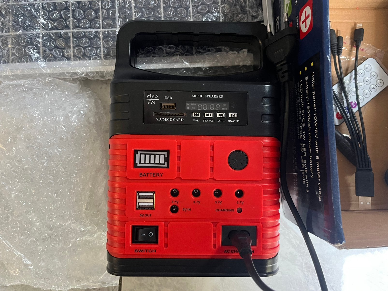 Solar System Stroomgenerator Zonnepaneel Nieuw, Ophalen of Verzenden, Nieuw