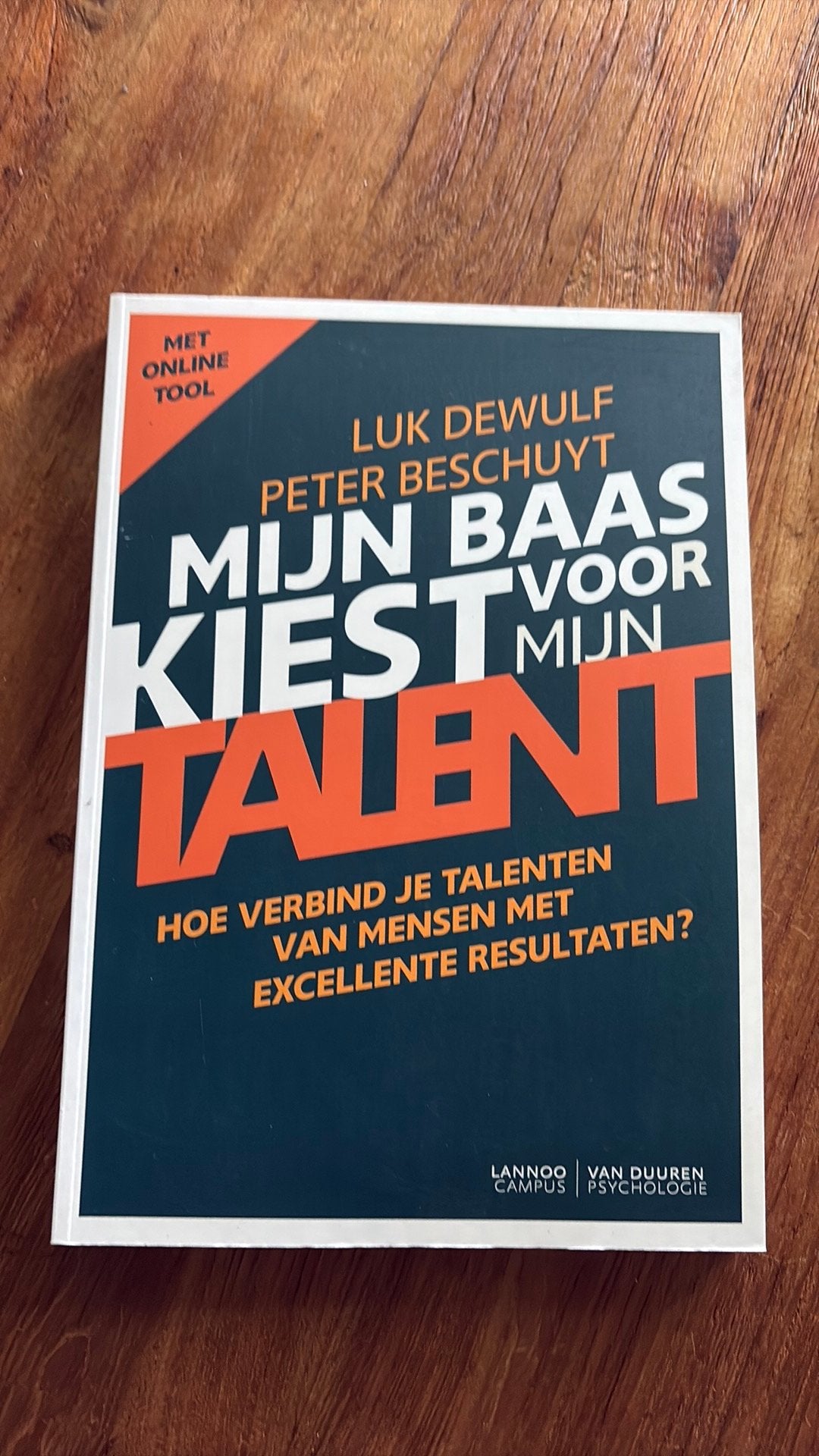 Luk Dewulf - Mijn baas kiest voor mijn talent, Boeken, Ophalen of Verzenden, Zo goed als nieuw, Luk Dewulf; Peter Beschuyt