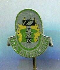 TEZO oliebranders blik speldje ( M_155a ), Verzenden, Zo goed als nieuw, Transport, Speldje of Pin