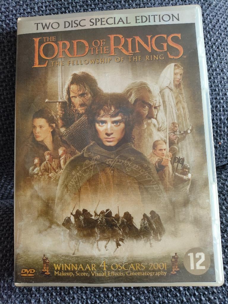 DVD Lord of the Rings The Fellowship of the Ring in nette st, Alle leeftijden, Ophalen of Verzenden, Zo goed als nieuw