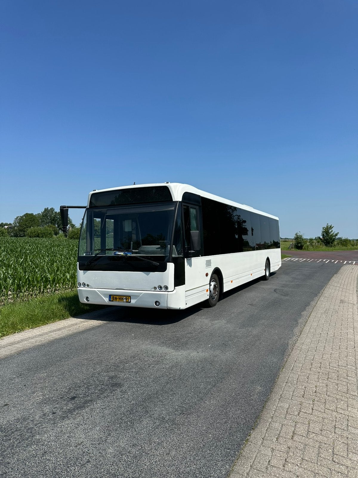 VDL Ambassador 200 stadsbus touringcar, Auto's, Automaat, Achterwielaandrijving, Zwart, Open dak
