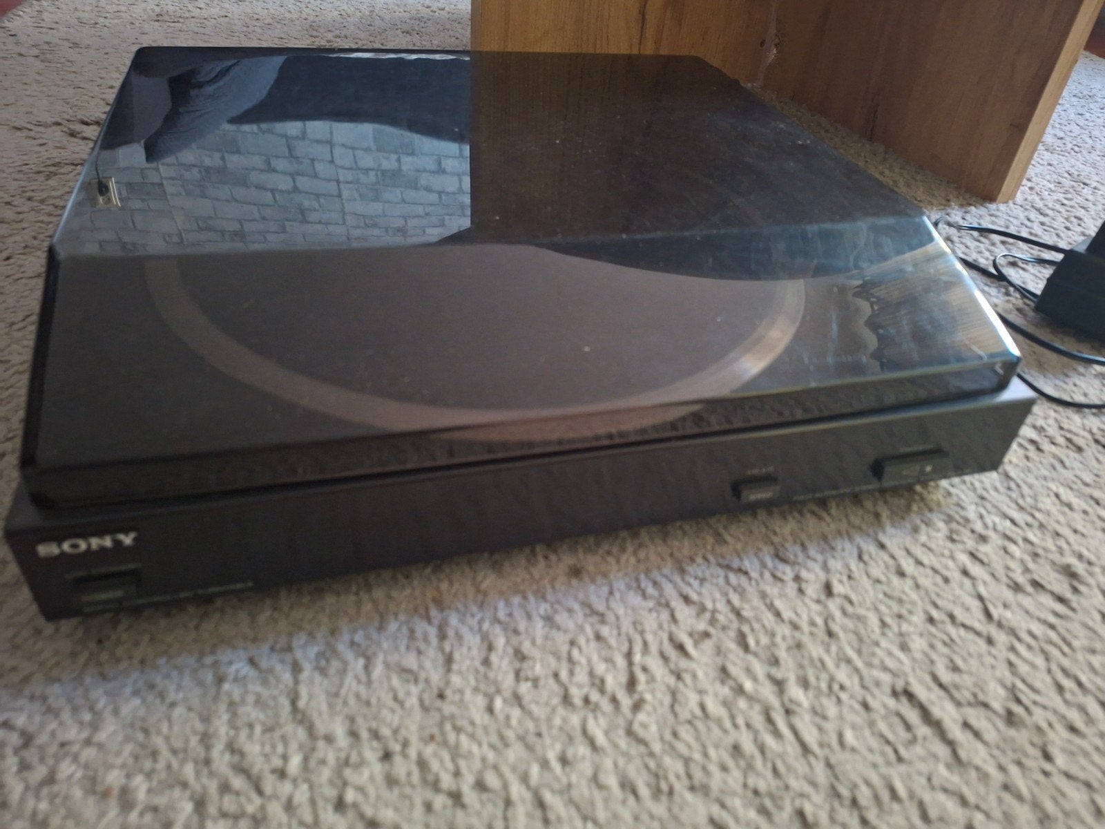Sony Platenspeler - Zwart, Ophalen, Zo goed als nieuw, Platenspeler, Sony