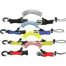 Spiraalkoord lanyard voor duiklamp of camera, Watersport en Boten, https://www.kanoenduiksport.nl/contact/contact/, Duiklamp, Problue