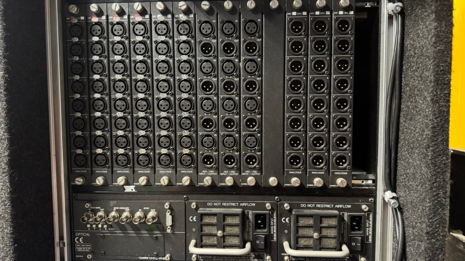 Digico Digirack / madirack ( allen heath , midas , optocore, Ophalen, Zo goed als nieuw, 20 kanalen of meer