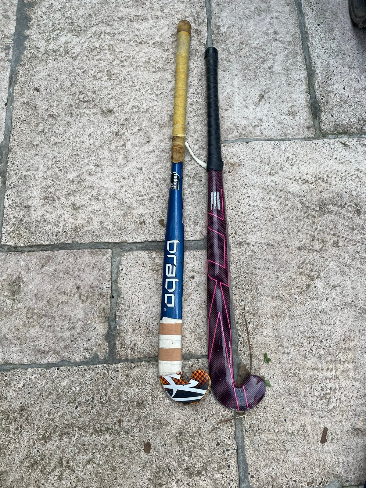 Zaalhockey sticks Brabo en TK, Sport en Fitness, Hockey, Ophalen, Gebruikt, Stick
