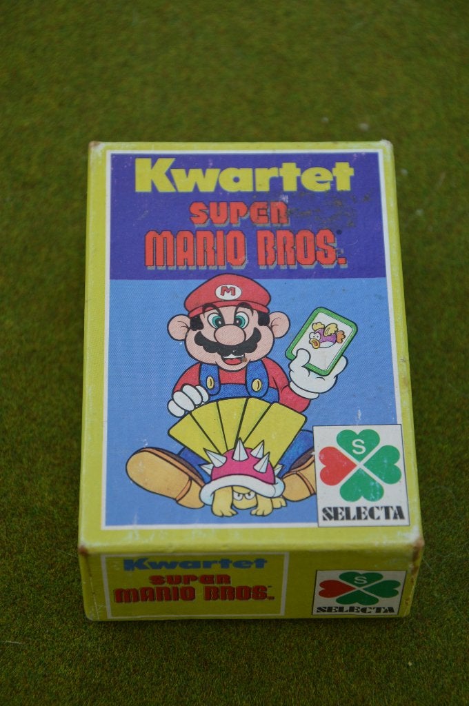 Vintage Super Mario bros kwartetspel uit jaren 80 Nintendo, Verzamelen, Speelkaarten, Jokers en Kwartetten, Ophalen of Verzenden