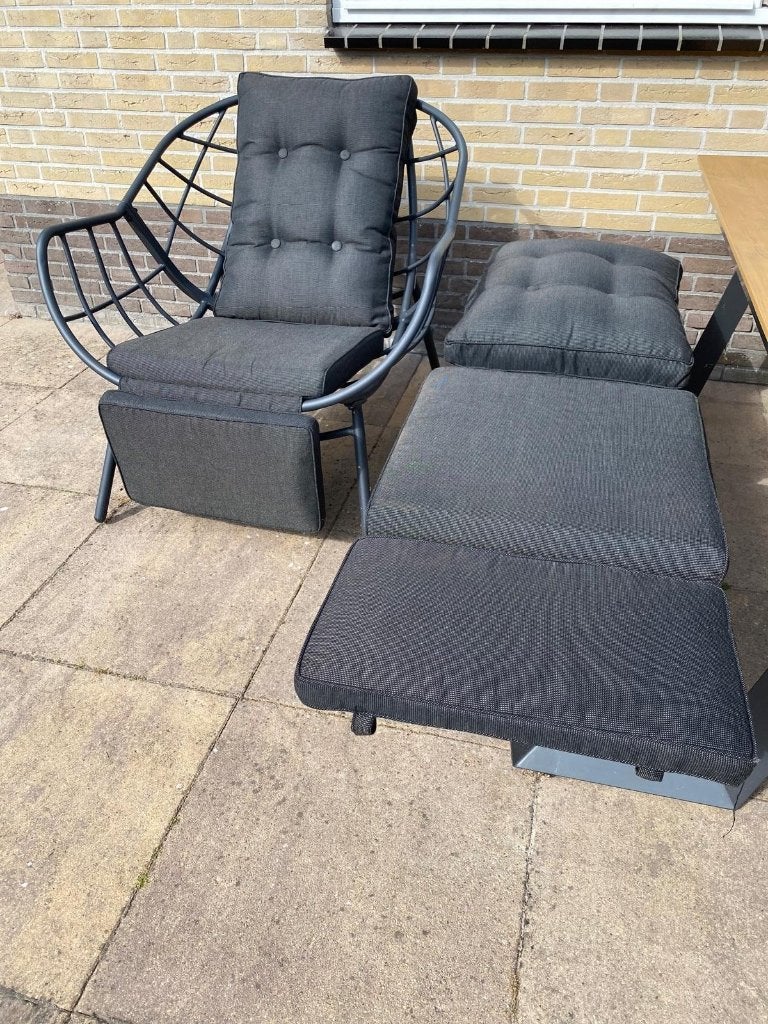 Luxe tuinkussens voor relaxstoel 2 stuks, Ophalen, Zo goed als nieuw
