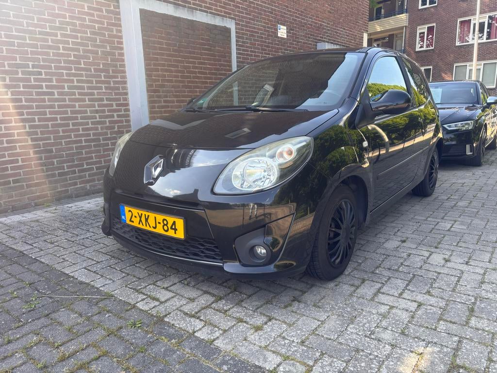 Renault Twingo 1.2 16V 2009 Zwart Panoramadak, Voorwielaandrijving, 31 €/maand, 4 cilinders, 4 stoelen