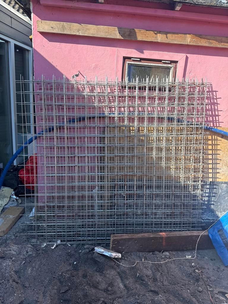 Stevig metalen gaas voor diverse toepassingen, Ophalen of Verzenden, Gebruikt, 20 meter of meer, Gaas