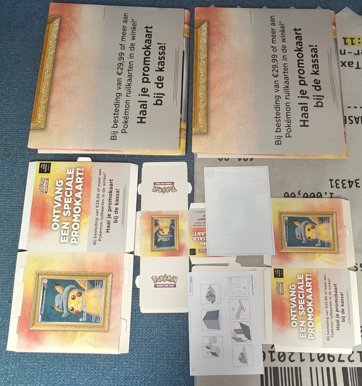 Pokémon Pikachu Van Gogh Zeldzame Kartonnen Dozen met meer!, Ophalen, Nieuw, Overige typen